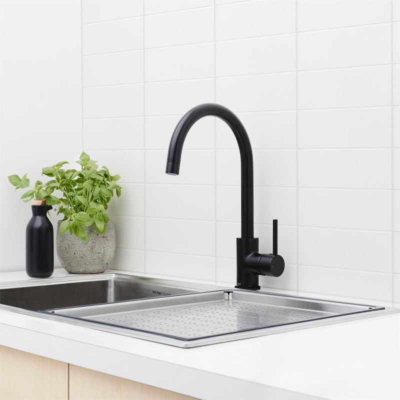 Dorf Black Poseidon Sink Mixer