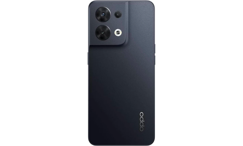 OPPO Reno8 5G Smartphone, 256GB, Shimmer Black