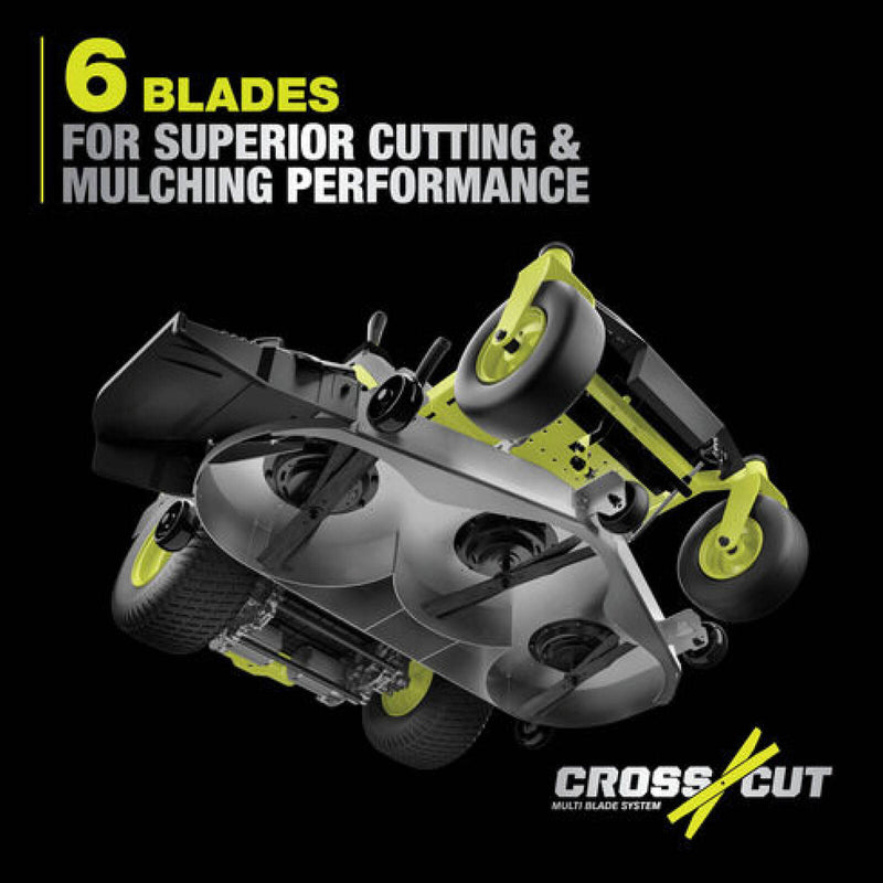 Ryobi 54” Ride-On Mower Crosscut Blades RRLM10 - 3 Pack