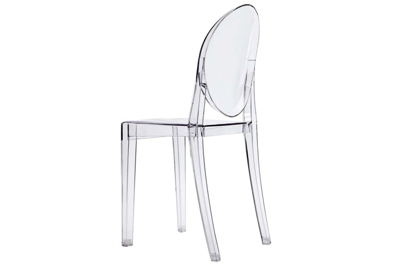 Matt Blatt Set of 2 Philippe Starck Victoria Ghost Chair Replica (Clear)