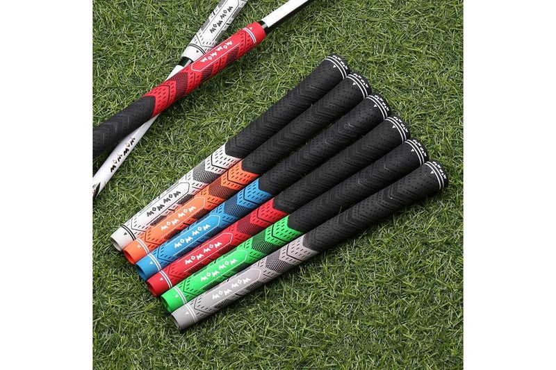 Golf Clubs Anti-Slip Rubber Grips Pole Protective Cover - Gray No Cotton Yarn