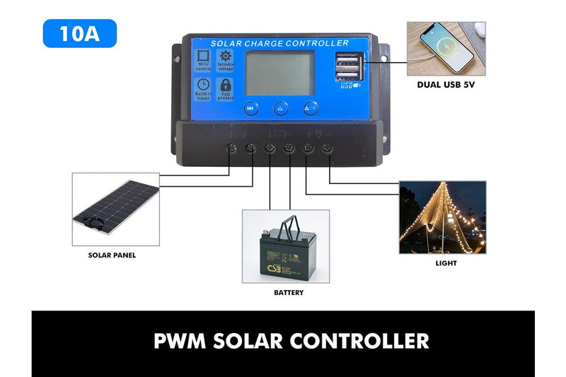 KDS Solar Panel Controller 10A