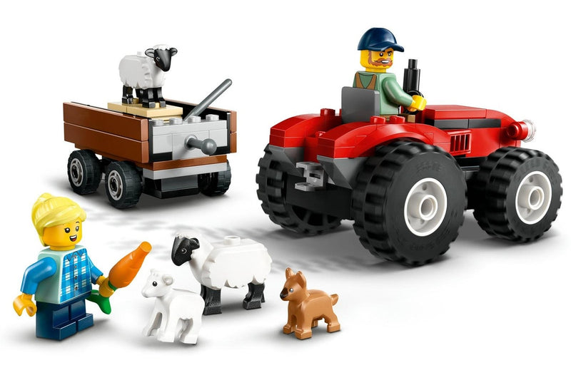 LEGO City: Red Farm Tractor with Trailer & Sheep - (60461)