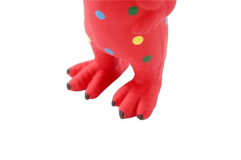 2x Paws & Claws 24cm Squeaky Chicken Rubber Latex Pet Dog Squeaker Toy Assorted