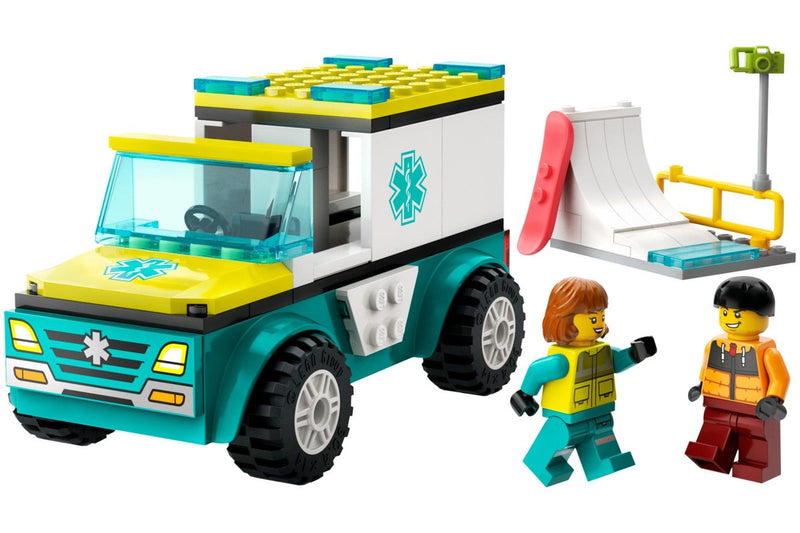 LEGO City: Emergency Ambulance & Snowboarder - (60403)