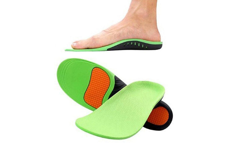 1 Pair of Unisex Flat Feet Arch Support Insoles Orthotic Shoe Insoles Suitable for EUR44-46