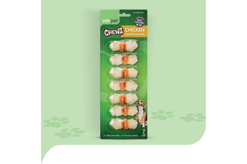 Vitapet: Chicken Wrapped Rawhide Chews (7 Pack)