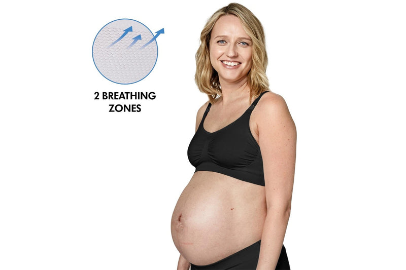 Medela: Keep Cool Maternity/Nursing Bra - Black (Large)