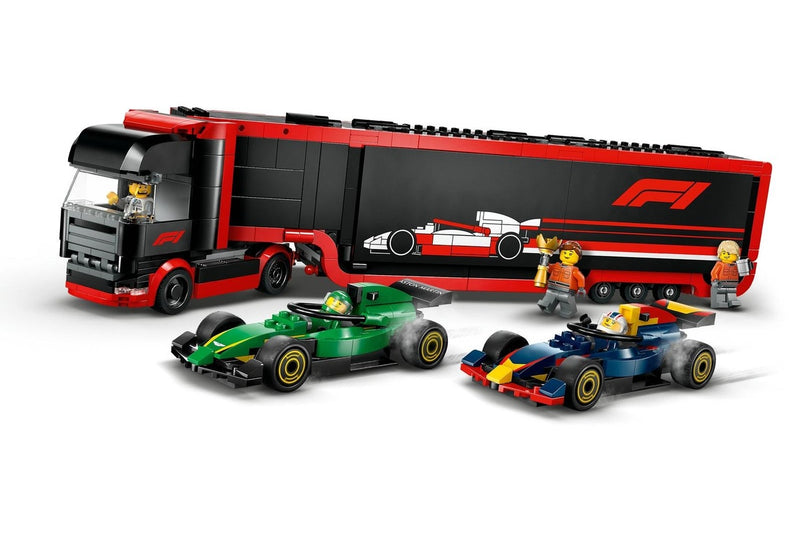 LEGO City: F1 Truck with RB20 & AMR24 F1 Cars - (60445)