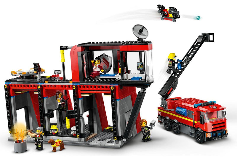 LEGO City: Fire Station with Fire Truck - (60414)