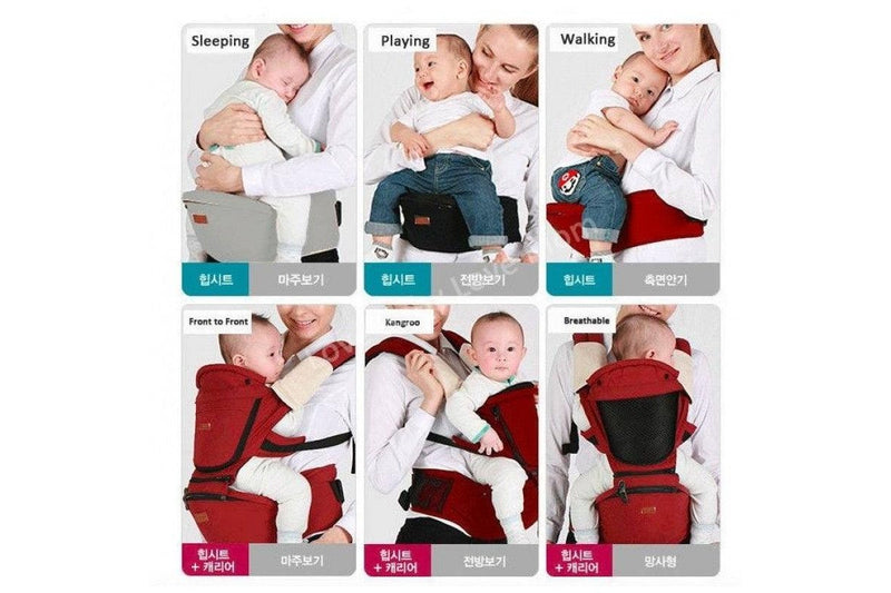 Baby Infant Carrier Newborn Baby Waist Hip Seat - NZ Stock