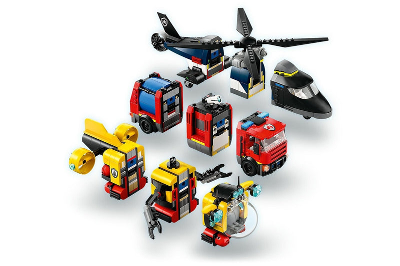 LEGO City: Helicopter, Fire Engine & Submarine Remix - (60462)