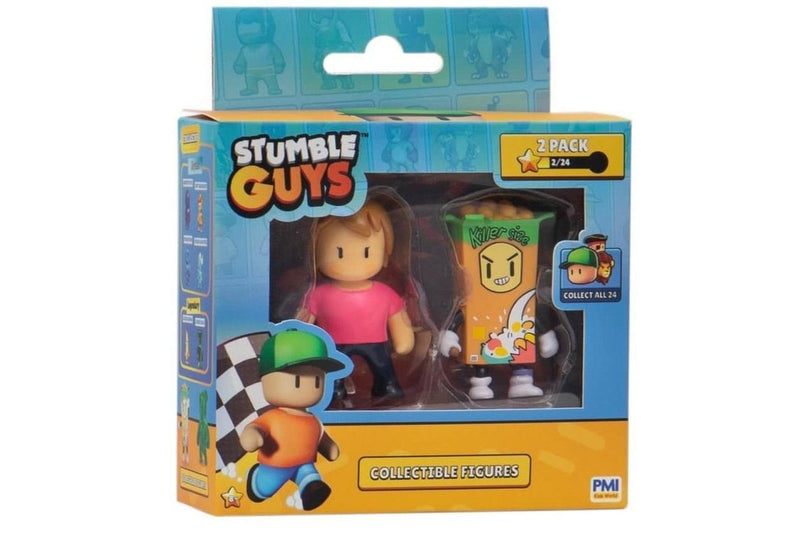 Stumble Guys: Action Figure 2-Pack - (Assorted Designs)