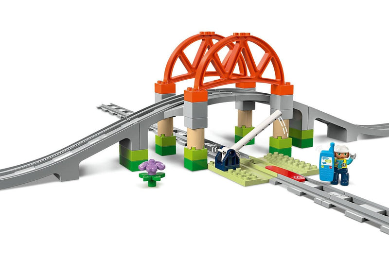 LEGO DUPLO: Train Bridge and Tracks Expansion Set - (10426)