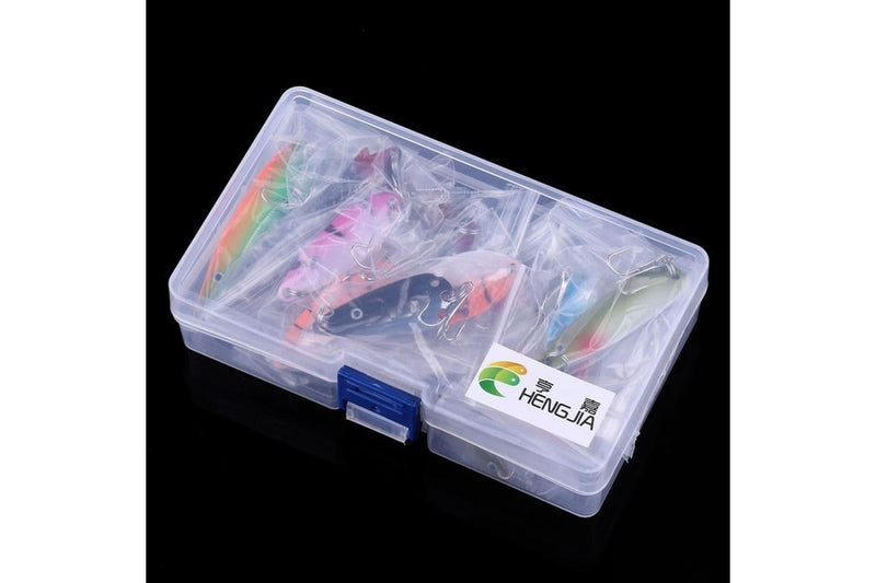 30 Piece Metal Sequin Set For Fresh Sea Bass Fishing 2.5 4cm Length Boxed