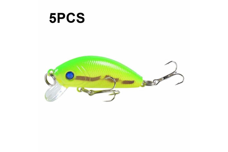 Pack Of 5 5cm 3.6g Bionic Mino Hard Lures