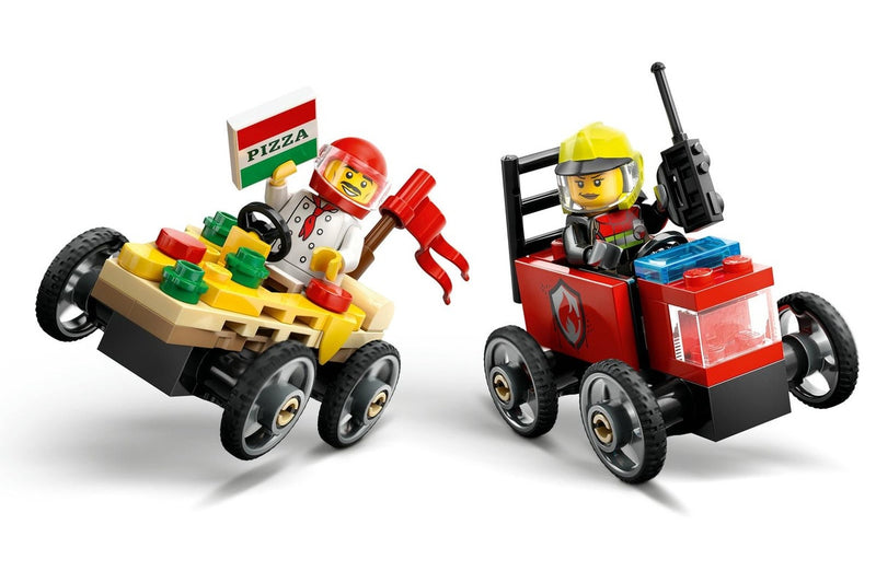 LEGO City: Pizza vs. Fire Truck Race Car Pack - (60458)