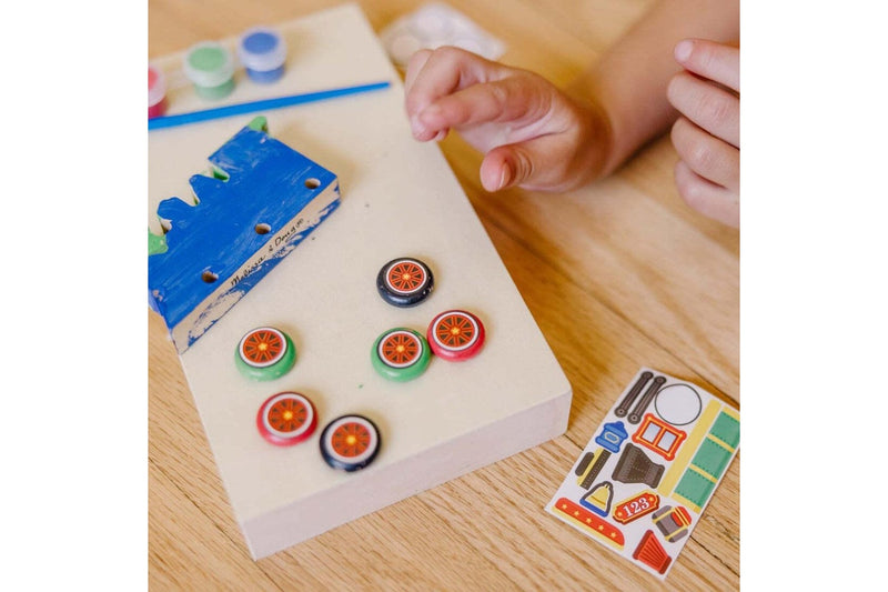 Melissa & Doug: Created by Me! Train Wooden Craft Kit