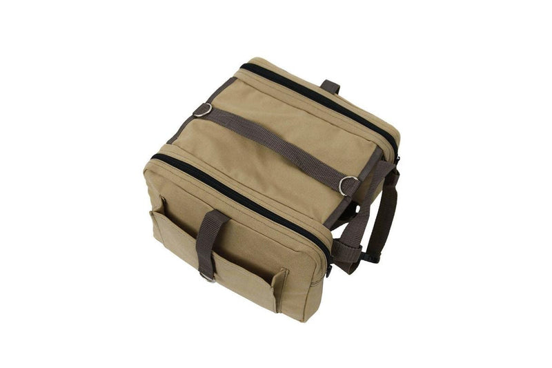 PETSWOL Dog Saddle Storage Bag - Khaki