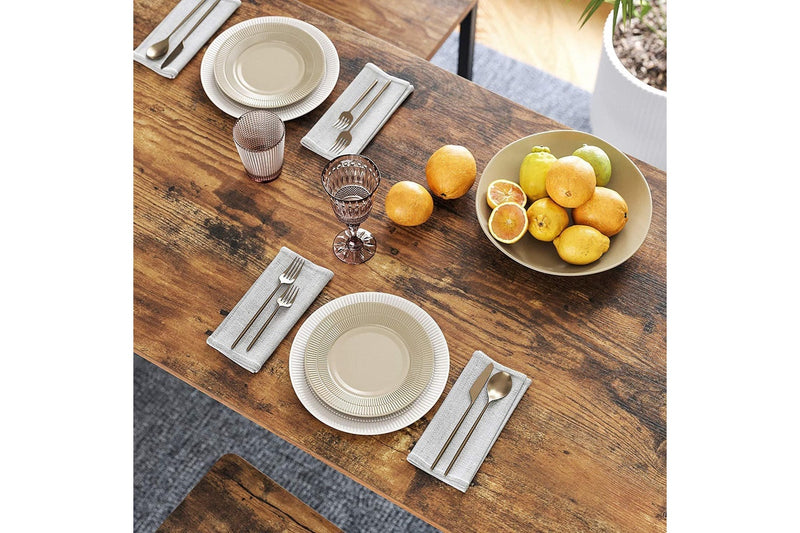 Vasagle Dining Bar Table Set - Rustic Brown