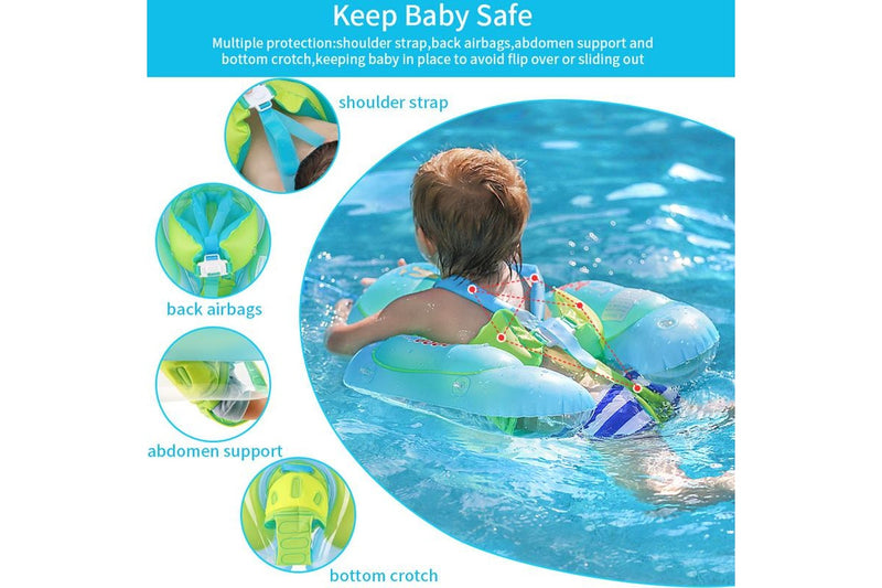 Baby Swimming Ring With Sunshade - Small