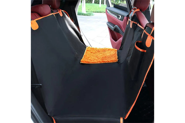 PETSWOL: Dog Car Seat Cover with Snuffle Mat