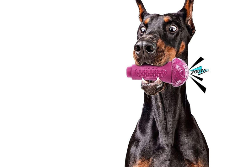 Durable Non-toxic Teeth Cleaning Treat Dispensing Dog Toy For Aggressive Chewers