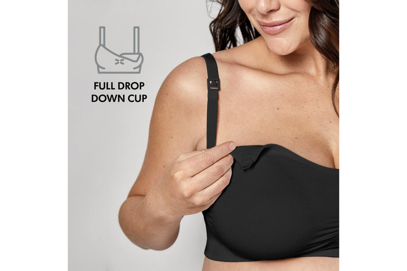 Medela: Keep Cool Ultra Maternity/Nursing Bra - Black (Medium)