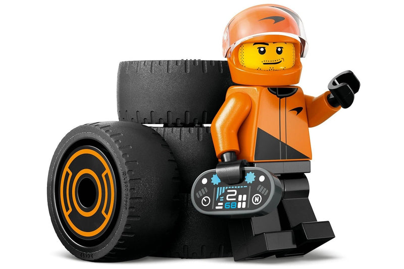 LEGO City: F1 Driver with McLaren Race Car Mini Vehicle - (60442)