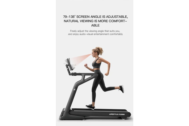 Ape Style FX2000 Home Gym Fitness Foldable Treadmill