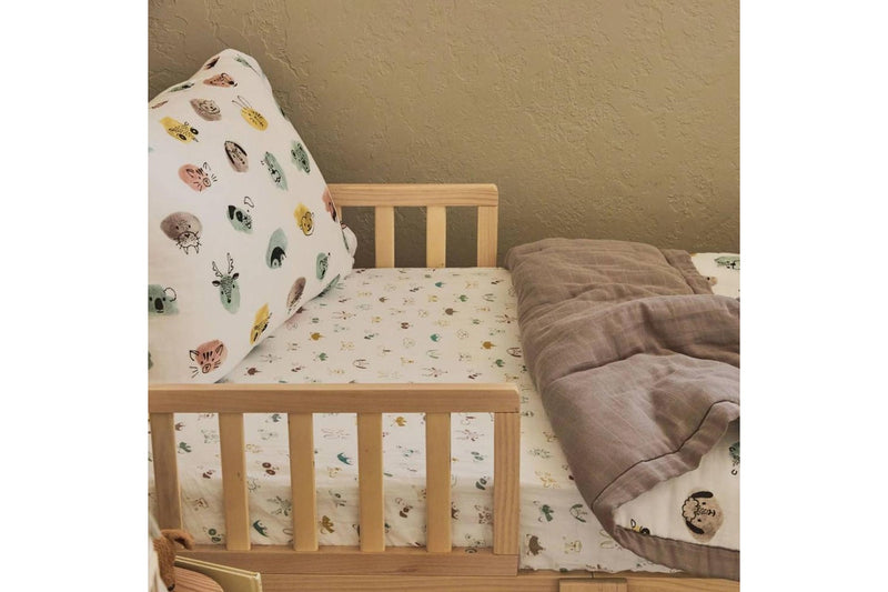 Little Unicorn: Toddler Bedding Set - Watercolour Critters