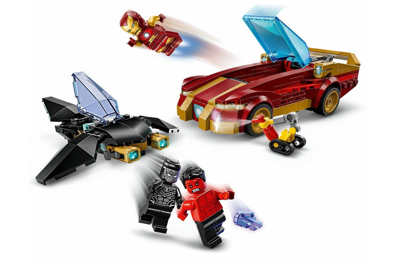 LEGO Marvel: Iron Man Car & Black Panther vs. Red Hulk - (76310)