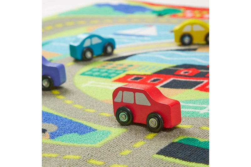 Melissa & Doug: Round the Town - Road Rug