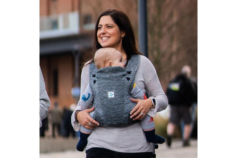 Carifit: Carifit+ Multi-Position Baby Carrier - Cool Grey