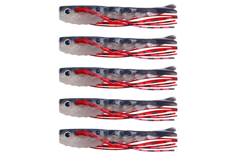 5 Piece 6.6cm Hengjia So175 Split Fork Soft Bait Salmon Lures