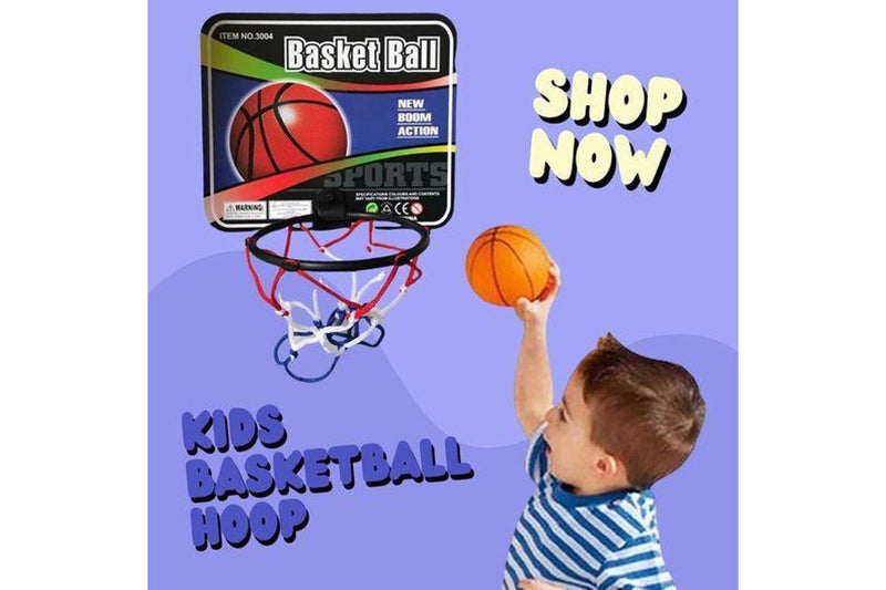 Mini Basketball Hoop Ring Kids Toy Children Door Indoor Hang Backboard