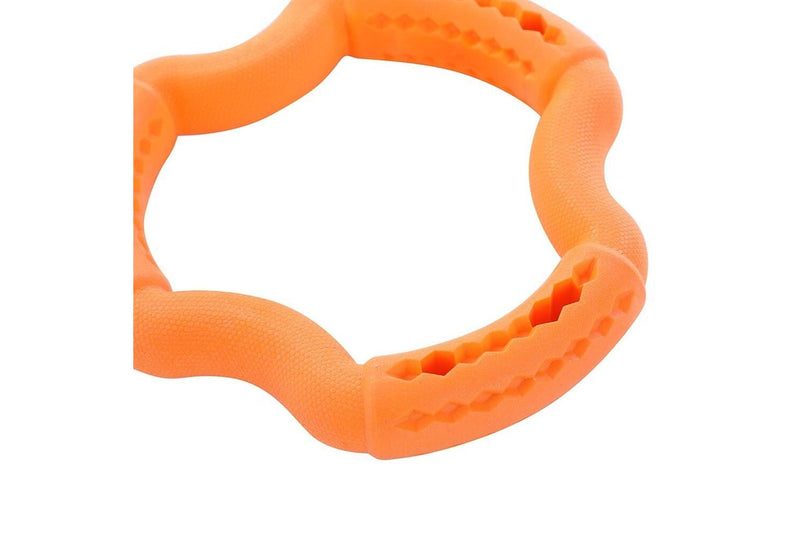 Paws & Claws 21x21x3.6cm Fetch N' Play Treat Ring Dog Pet Rubber Toy Assorted