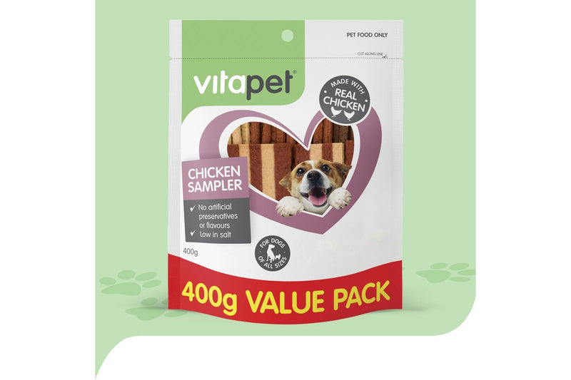 Vitapet: Jerhigh Chicken Sampler (400g)