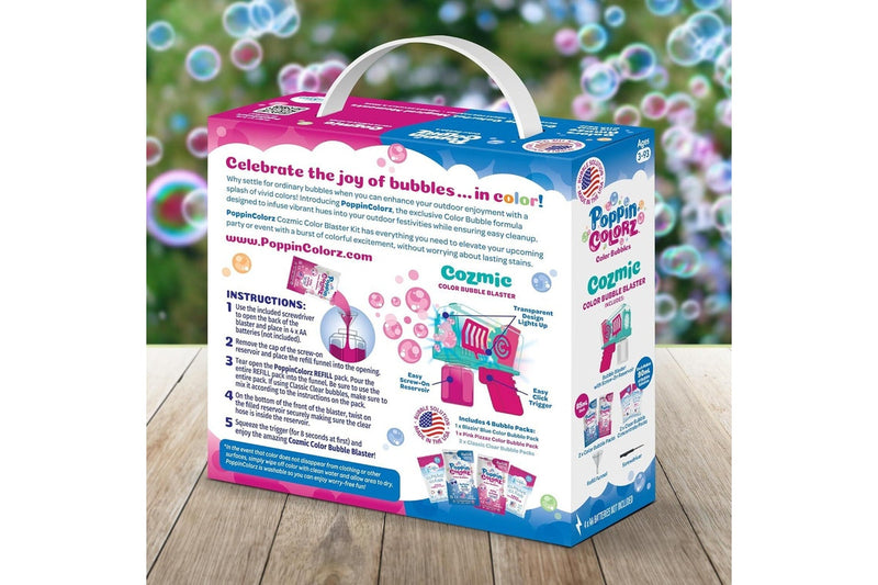 WOWmazing: Giant Bubbles - Poppin Colorz - Cozmic Bubble Blaster