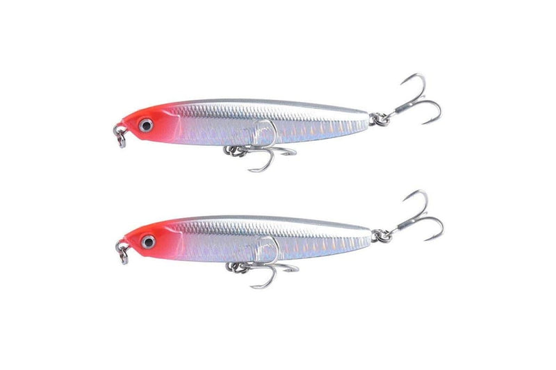 Pack Of 2 Ch79 Sinking Pencil Lures 10.4cm 18g Long Casting Hard Bait