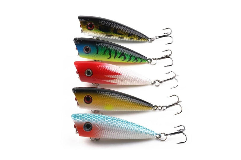 5 Piece 6cm/6g Hard Bait Fishing Lure Set For Saltwater And Freshwater