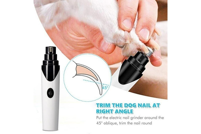 Automatic Pet Nail Manicure Machine - White