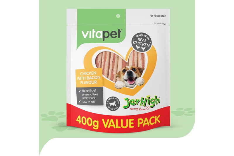 Vitapet: Jerhigh Chicken & Bacon (400g)