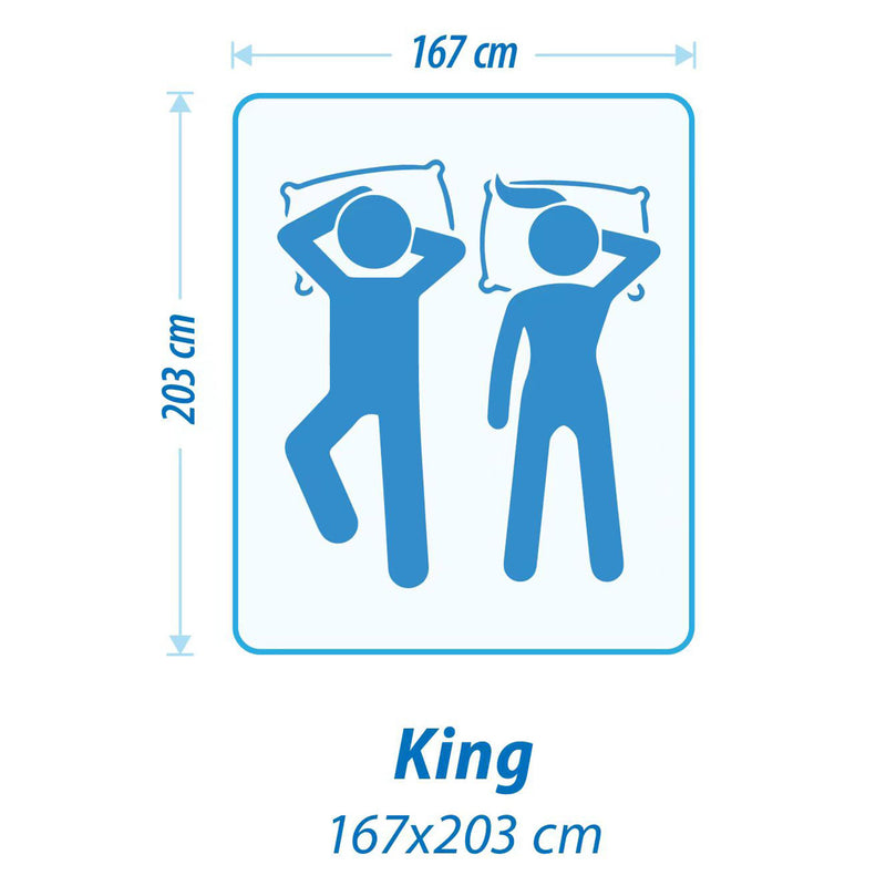 Modern King Bed Frame with Headboard and Plush Mattress