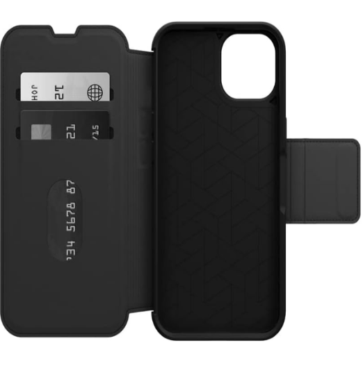 OtterBox Strada Mobile Phone Case for iPhone 14 - Black