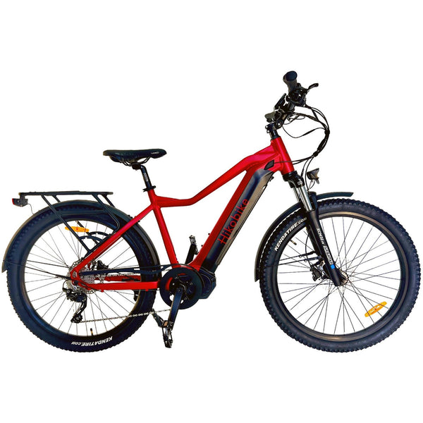 Hiko Ascent Electric Hybrid Bike 720Wh Battery Red
