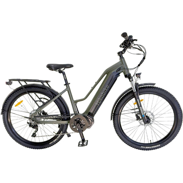 Hiko Rangler Electric Hybrid Bike 720Wh Battery Olive