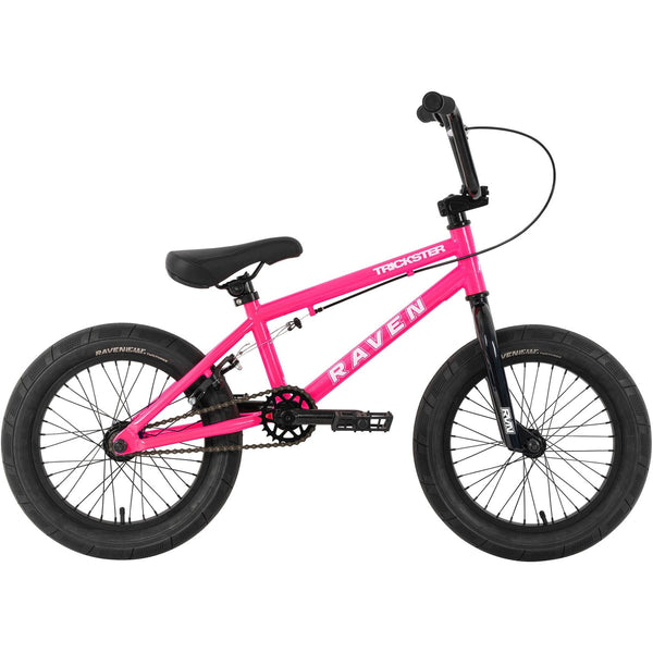 Raven Trickster 16" BMX Bike Gloss Pink