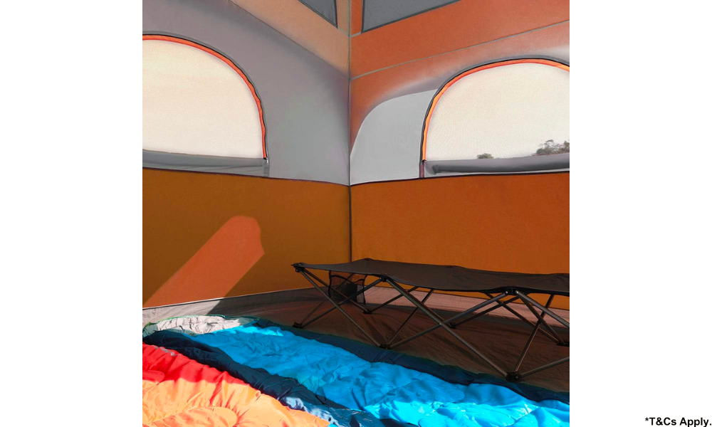 UNP Tents 6 Person Waterproof & Windproof ,Double Layer Family Camping Tent