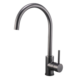 Mondella Resonance Gun Metal Pin Side Lever Sink Mixer - Suitable for Unequal / Mains Pressure